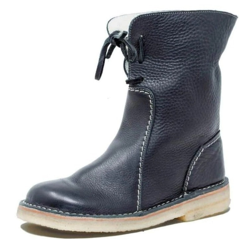 Women's Casual Vintage Winter Snow Long Boots