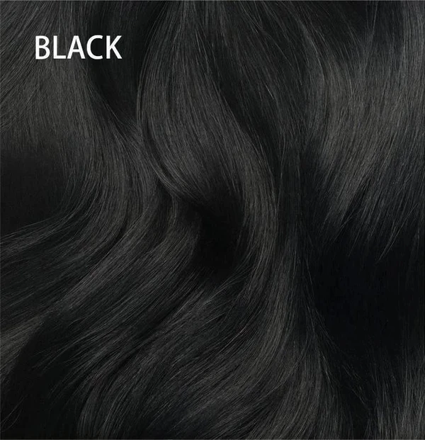 Black Long Straight Wig With Bang