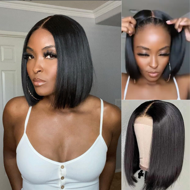 Brazilian Straight Hai Bob Wigs