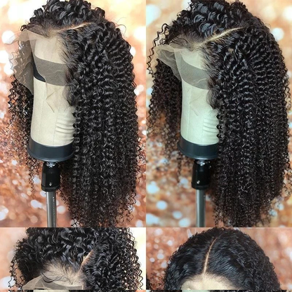 Classical Black Short Bob Hair Curly Wigs