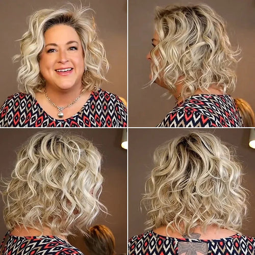 Solve The Problem Of Hair Loss - Natural Soft Wavy Medium Wigs