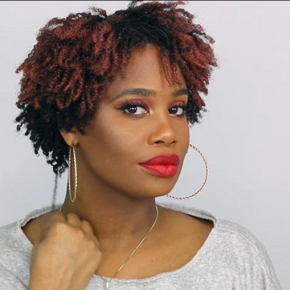 Best Design Africa Spiral Natural Short Curly Wig