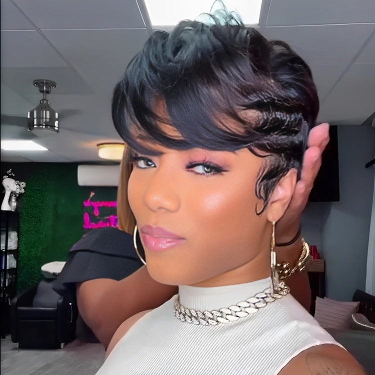Short Wig 4Inch Bob Straight Hair