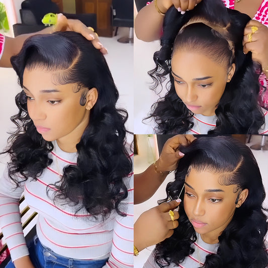 Fashion Medium Hiar Bob Body Wave Wig