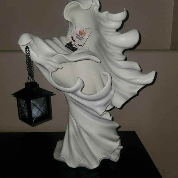 The Ghost Looking for Light  with Lantern, 18”