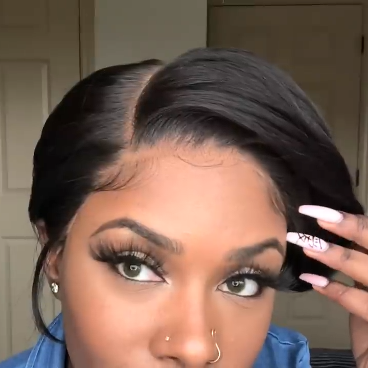 New Best Design Natural Color Short Pixed Cut Straight Wig