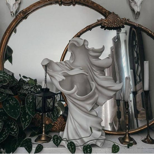 The Ghost Looking for Light  with Lantern, 18”