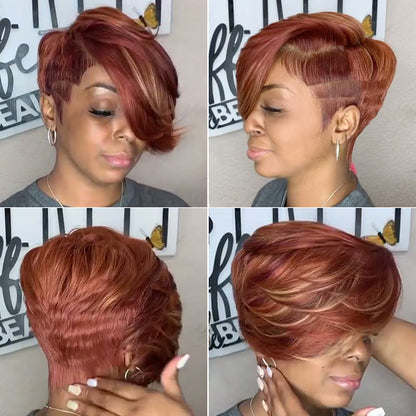 Glueless Pixie Cut Wig Super Short hair Wig  10 colors
