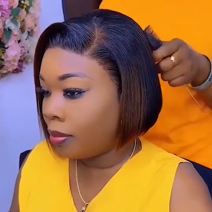 Glueless New Lovely Natrual Bob Styles Silky Hair Wig