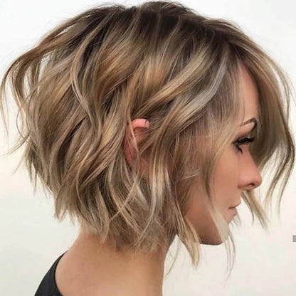 Solve The Problem Of Hair Loss - Natural Soft Wavy Medium Wigs