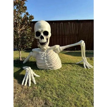 🎃Halloween Pre-sale 50% OFF🔥–Towering Skeleton with LED Eyes & Haunting Sounds👻