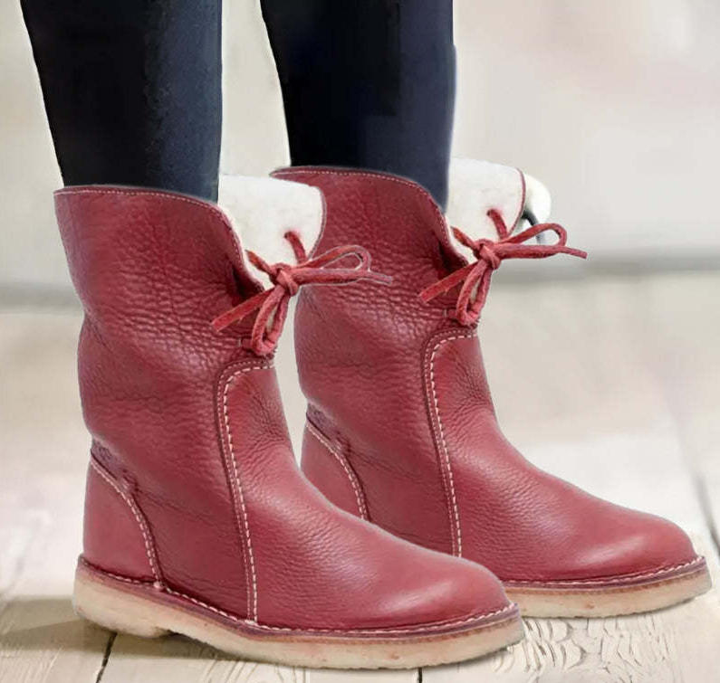 Women's Casual Vintage Winter Snow Long Boots