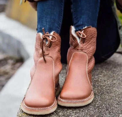 Women's Casual Vintage Winter Snow Long Boots