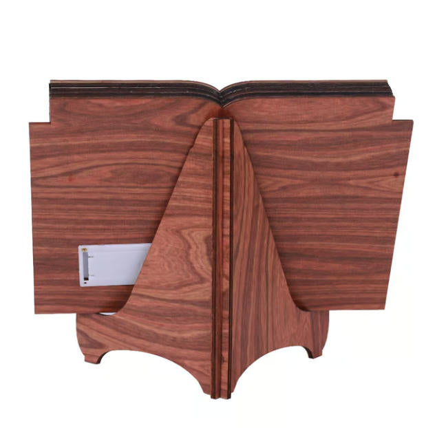 3D Wooden Nativity Scene Book Display With Light
